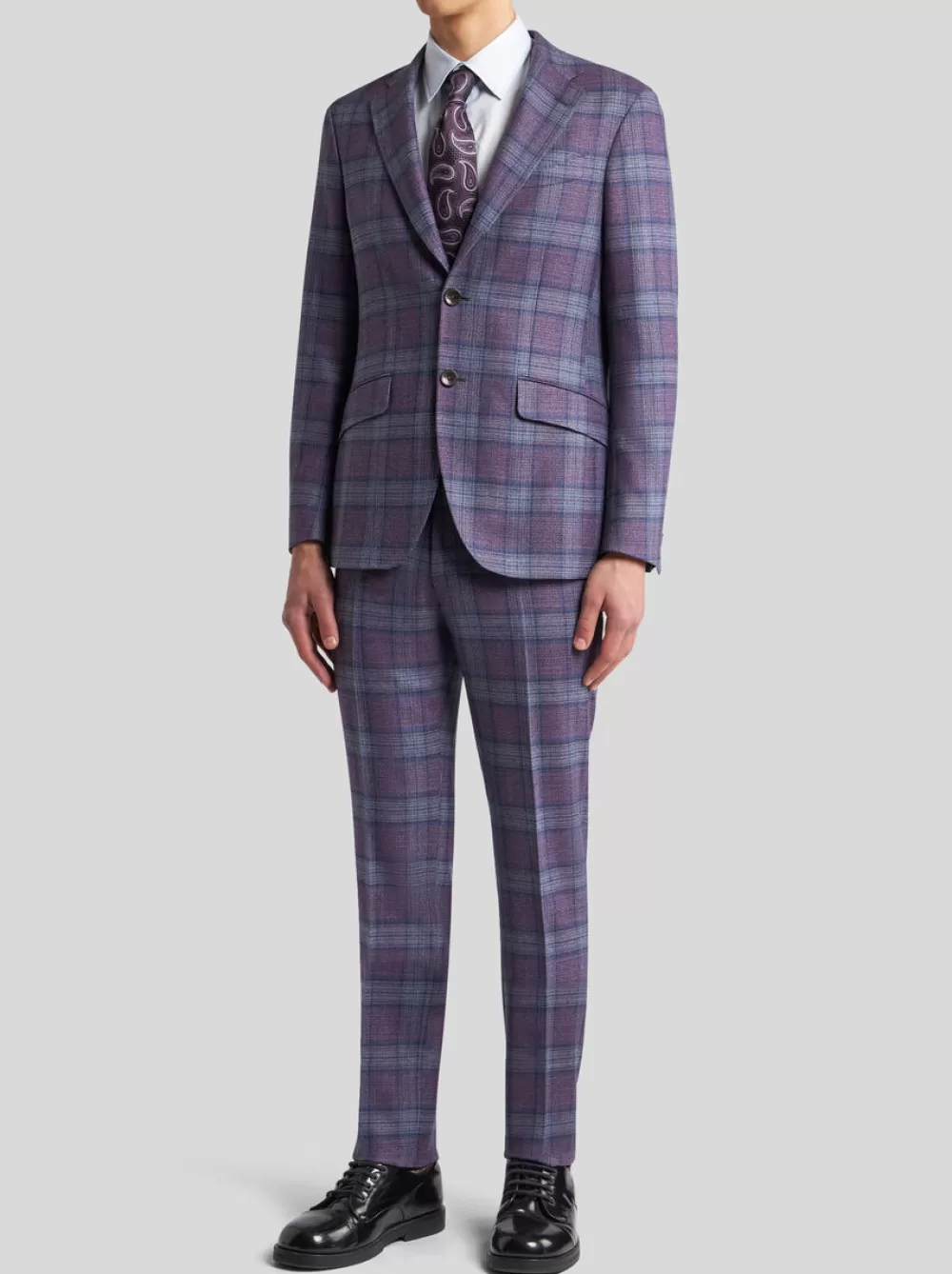 Uomo ETRO Abiti>ABITO IN LANA JACQUARD