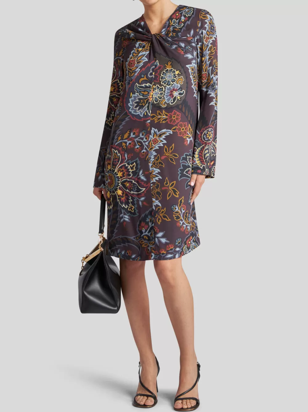 Donna ETRO Abiti>ABITO TUNICA CON STAMPA PAISLEY