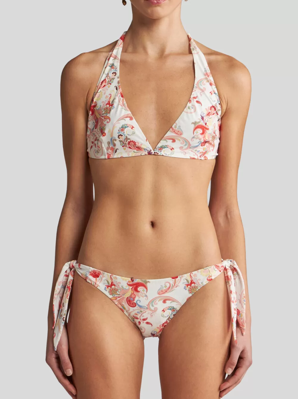 Donna ETRO Beachwear>BIKINI CON STAMPA PAISLEY