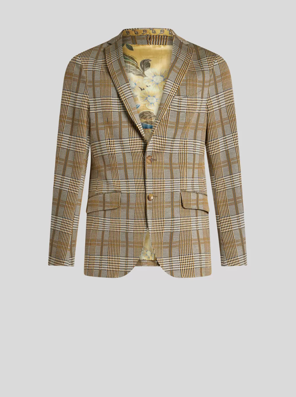 Uomo ETRO Giacche>BLAZER CHECK CON PETTORINA RIMOVIBILE