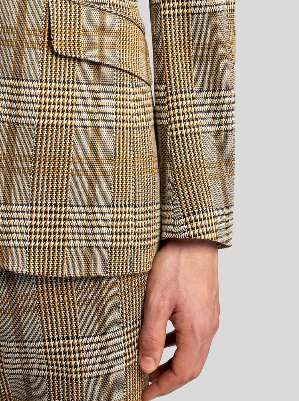 Uomo ETRO Giacche>BLAZER CHECK CON PETTORINA RIMOVIBILE