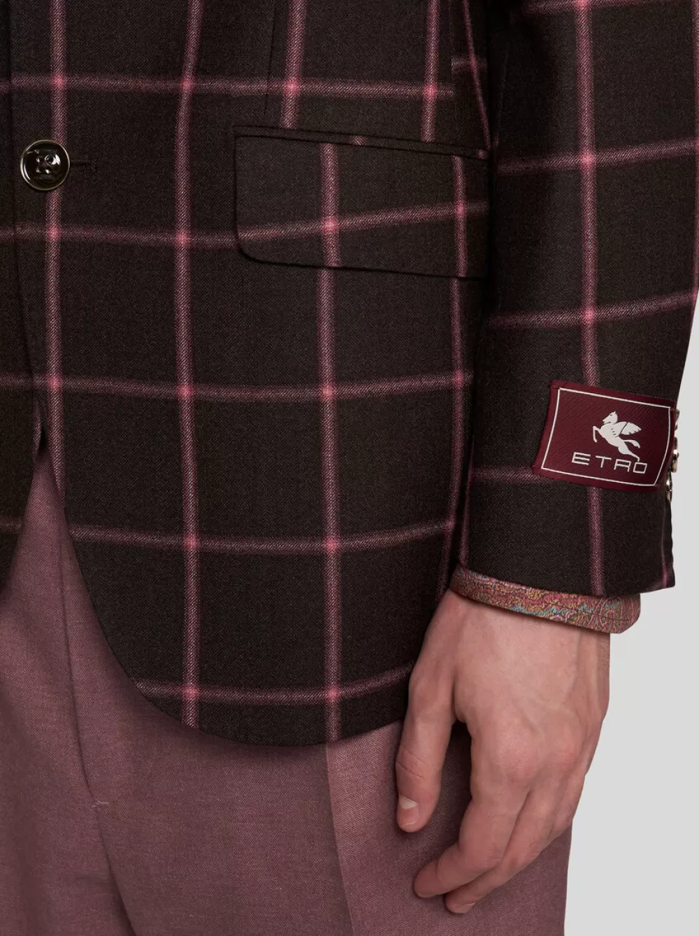 Uomo ETRO Giacche>BLAZER CHECK JACQUARD