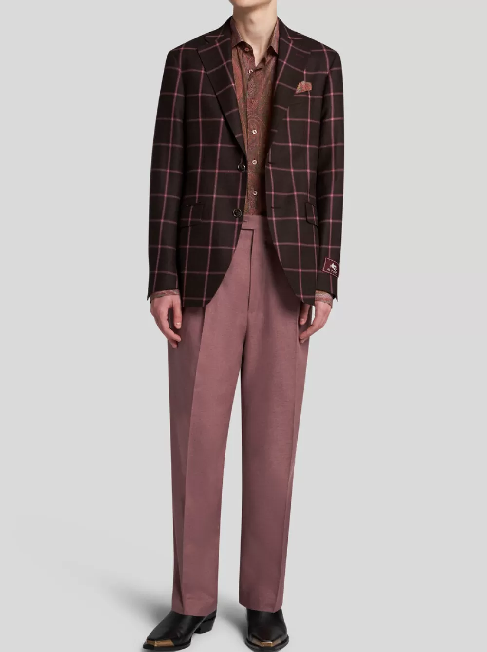 Uomo ETRO Giacche>BLAZER CHECK JACQUARD