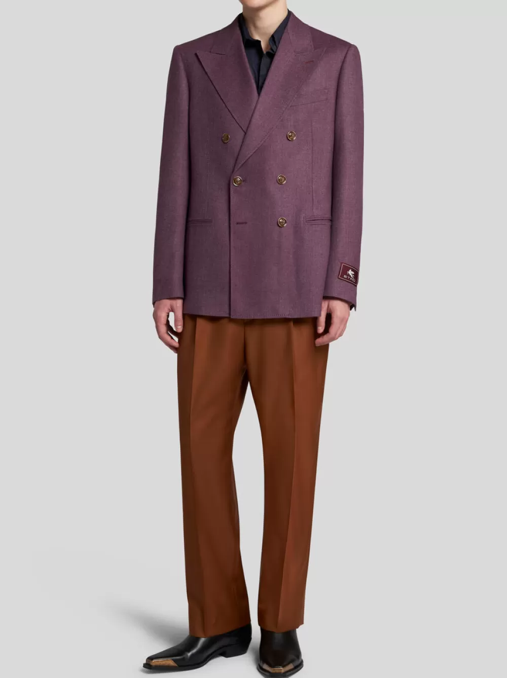 Uomo ETRO Giacche>BLAZER DOPPIOPETTO IN CASHMERE