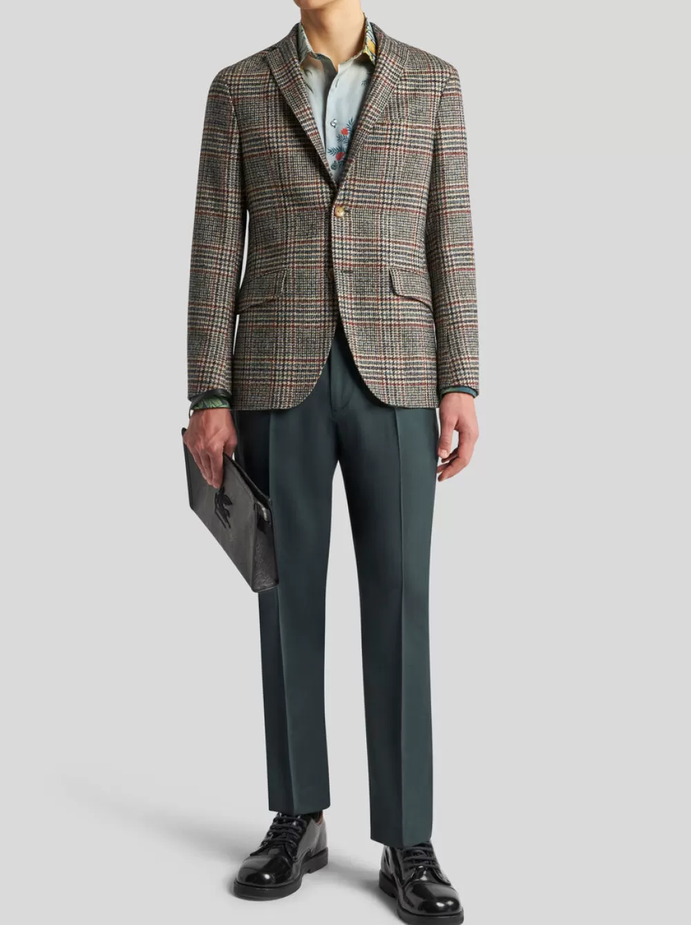 Uomo ETRO Giacche>BLAZER IN LANA E ALPACA