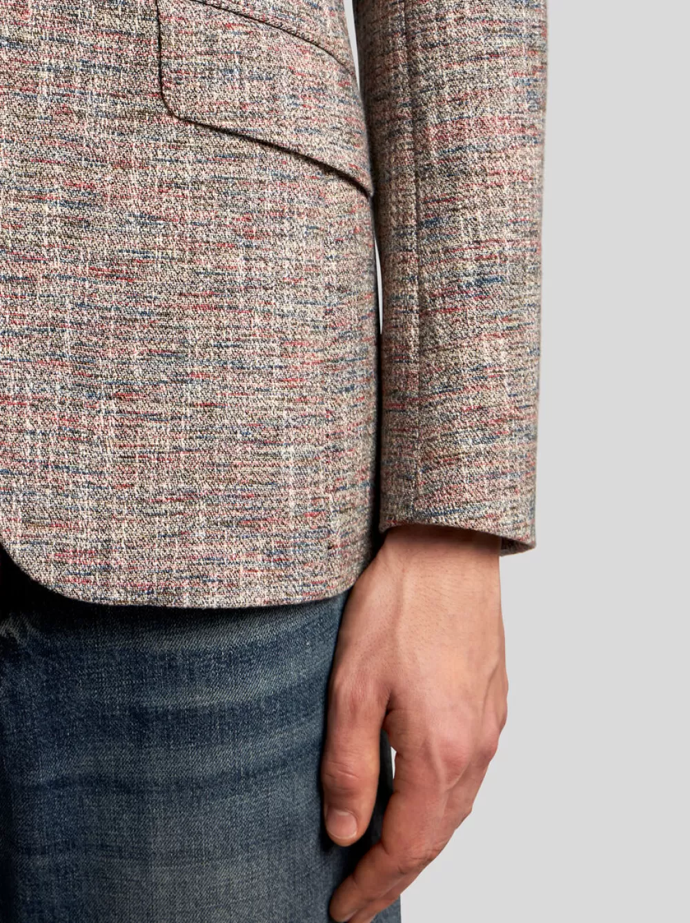 Uomo ETRO Giacche>BLAZER IN MISTO COTONE E LANA