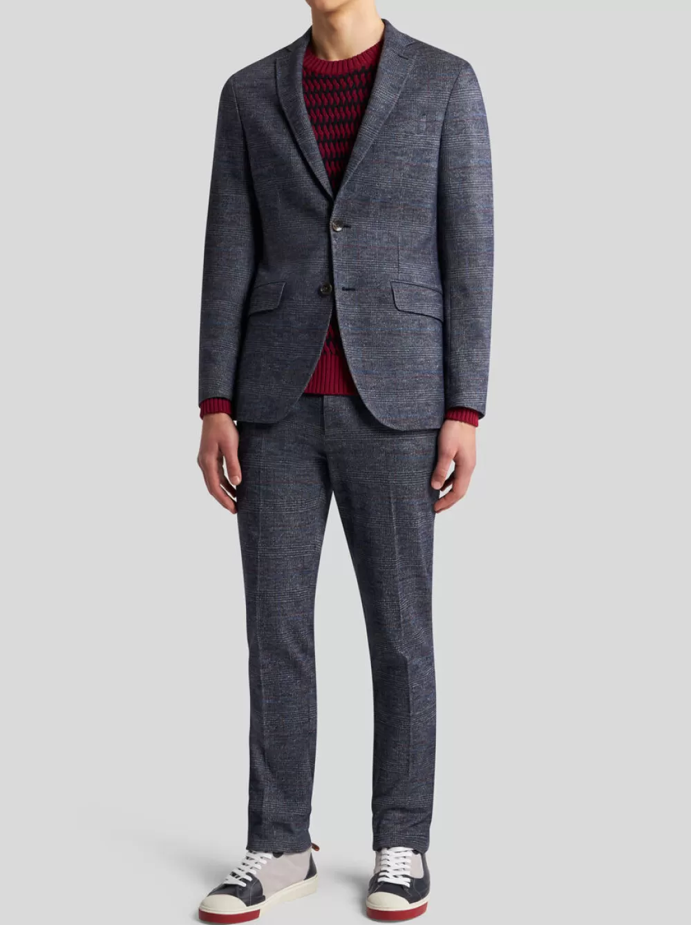 Uomo ETRO Giacche>BLAZER IN SETA E ALPACA