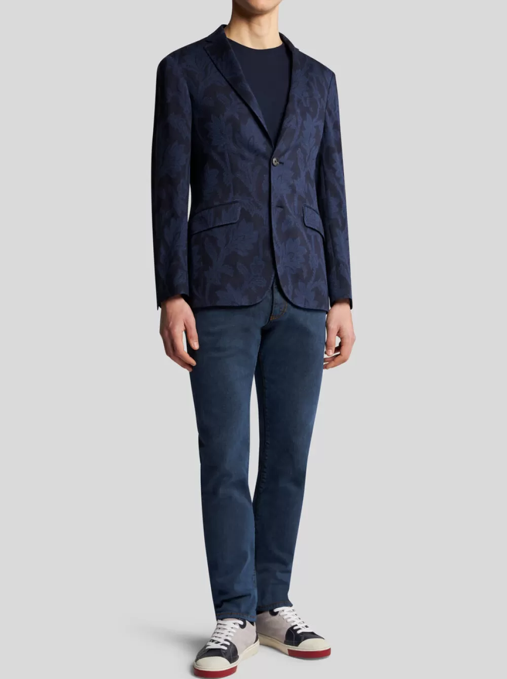 Uomo ETRO Giacche>BLAZER JACQUARD RAMAGE FLOREALE