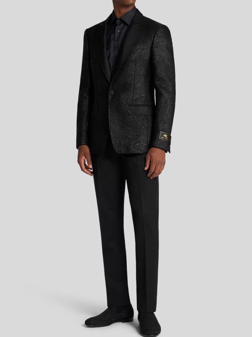 Uomo ETRO Giacche>BLAZER MONOPETTO ONDULATO