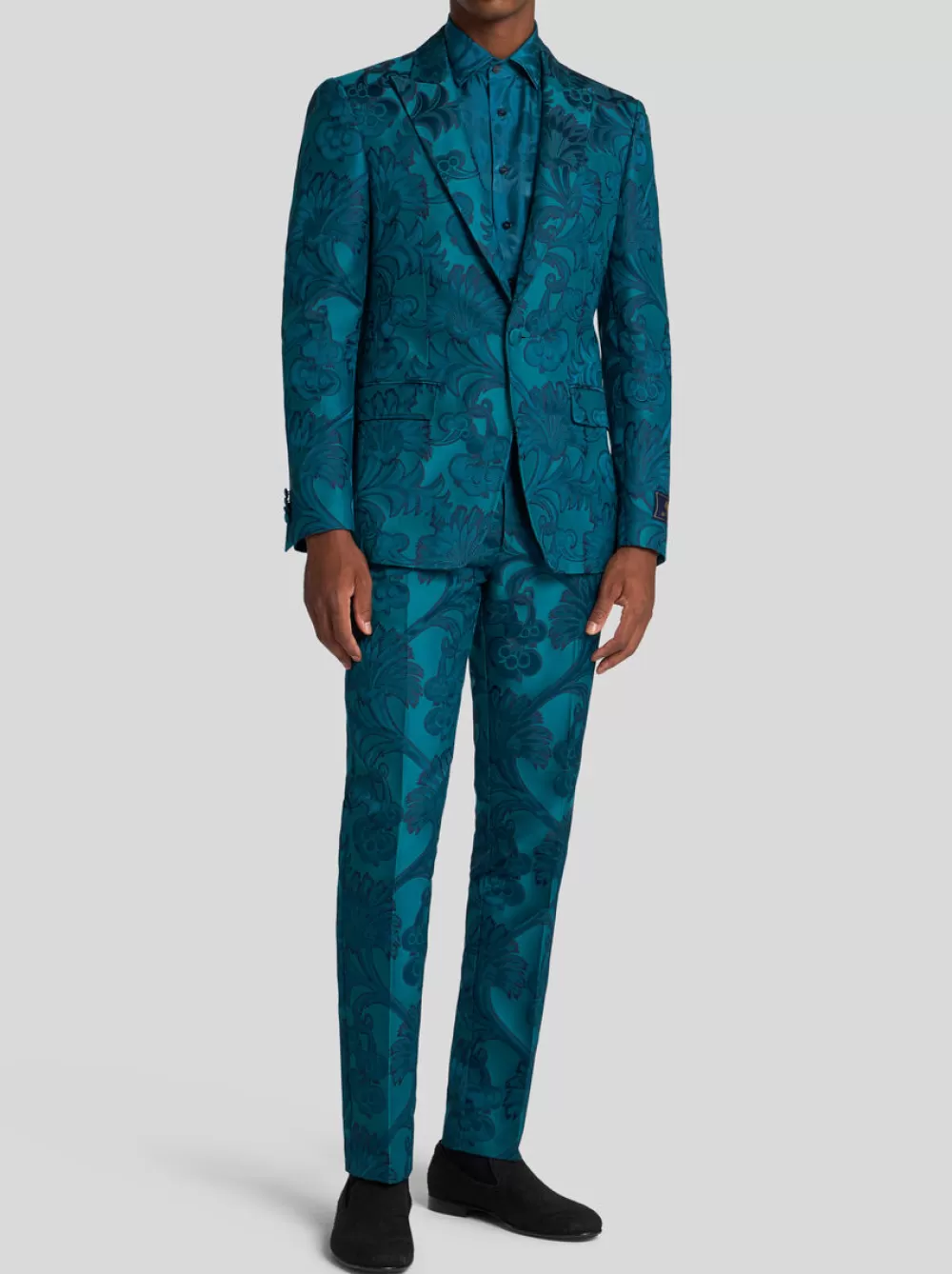 Uomo ETRO Giacche>BLAZER MONOPETTO RAMAGE FLOREALE