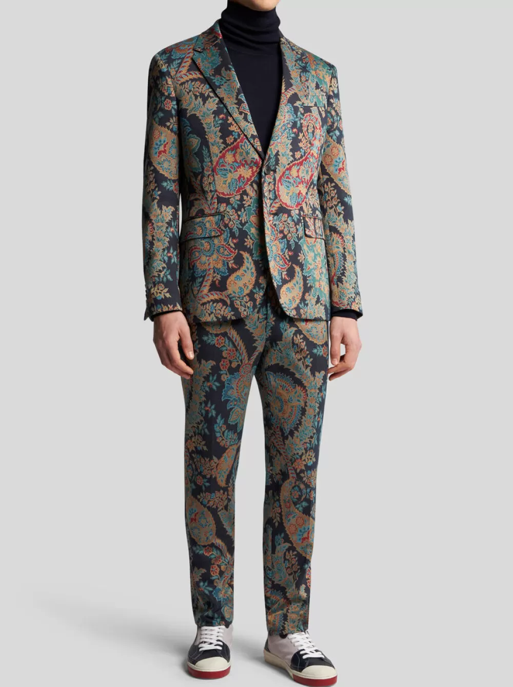 Uomo ETRO Giacche>BLAZER PAISLEY FLOREALE JACQUARD