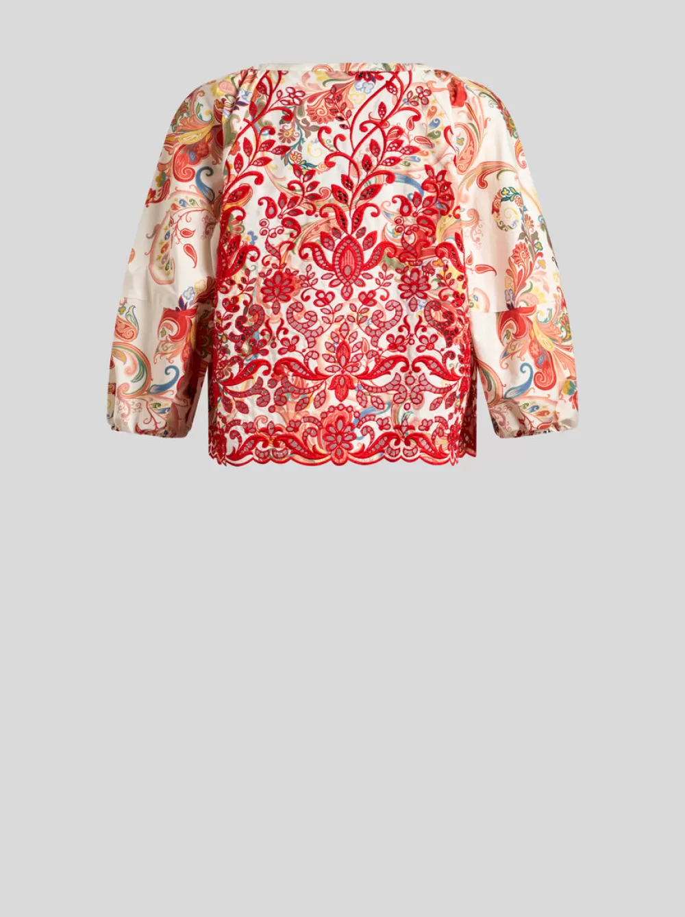 Donna ETRO Camicie E Bluse>BLUSA IN POPELINE CON STAMPA PAISLEY