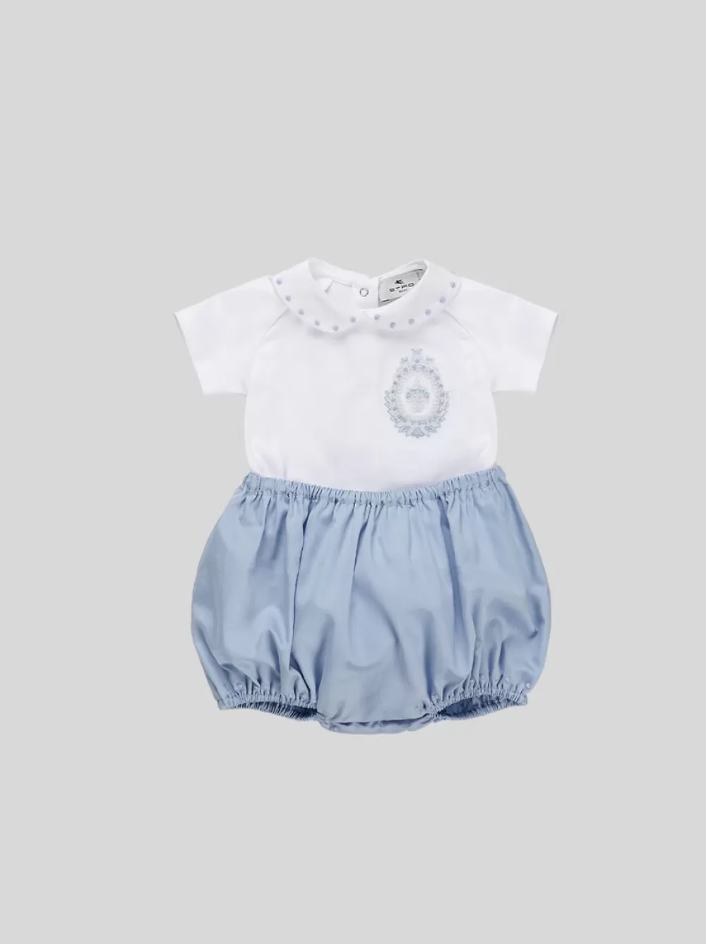 Bambino ETRO Abbigliamento>BODY CON STEMMA RICAMATO