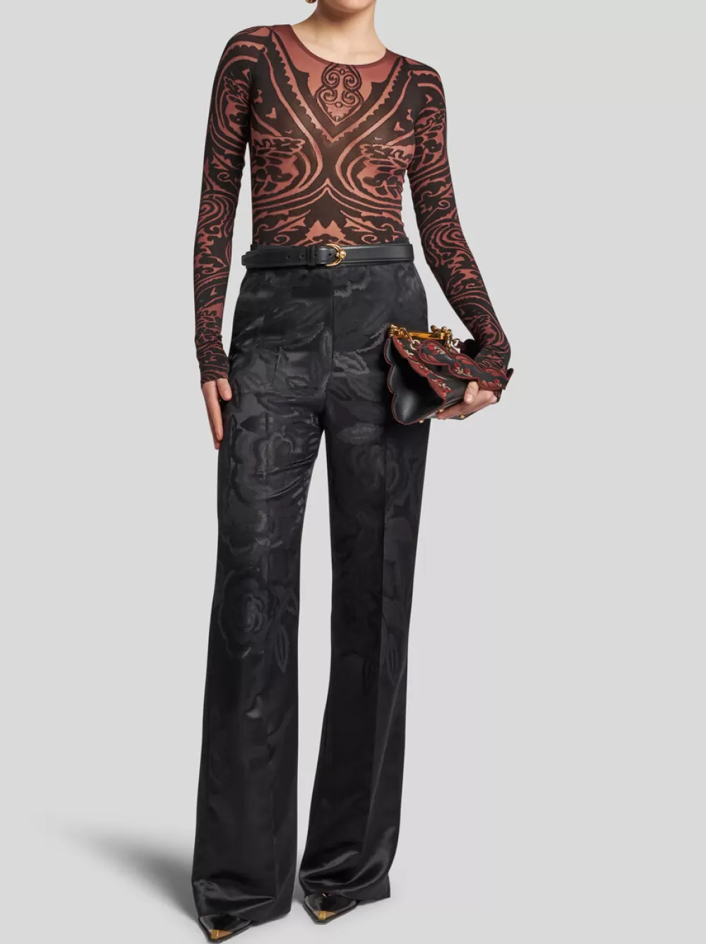 Donna ETRO Top>BODY PAISLEY TATTOO