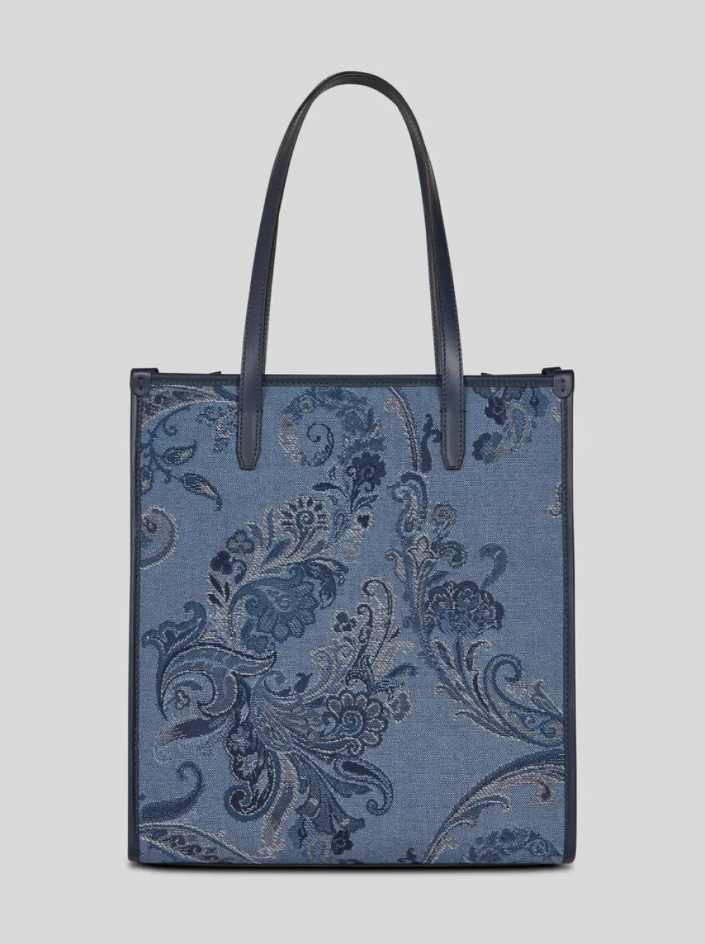 Donna ETRO Etro Love Trotter | Shopping Bags>BORSA LOVE TROTTER MEDIA IN DENIM JACQUARD