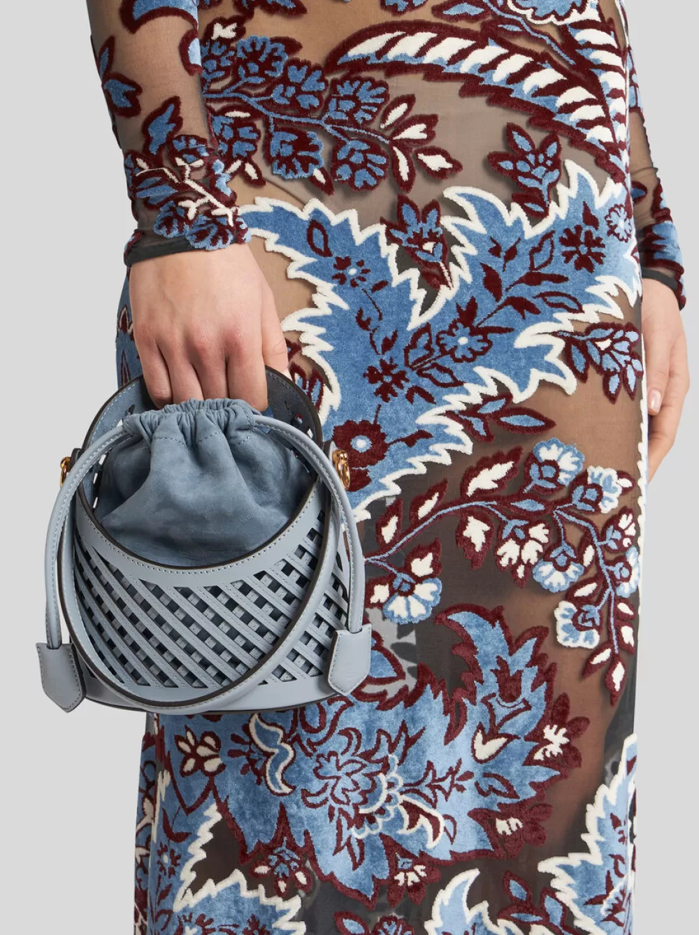 Donna ETRO Etro Saturno | Borse A Mano>BORSA SATURNO PICCOLA CON DETTAGLI CUT-OUT