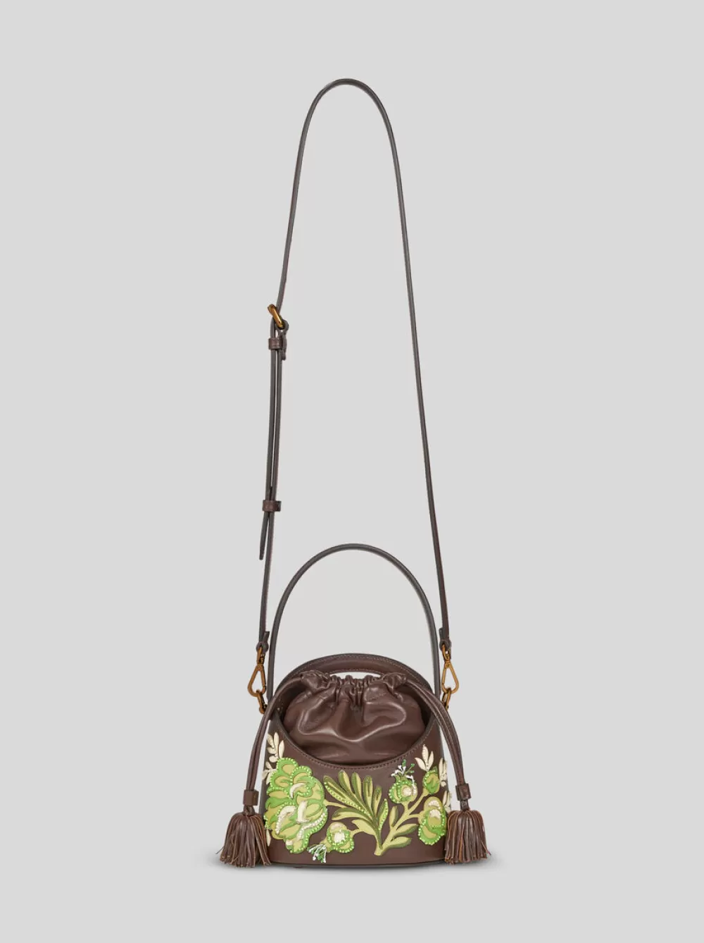 Donna ETRO Etro Saturno | Borse A Mano>BORSA SATURNO PICCOLA CON RICAMO