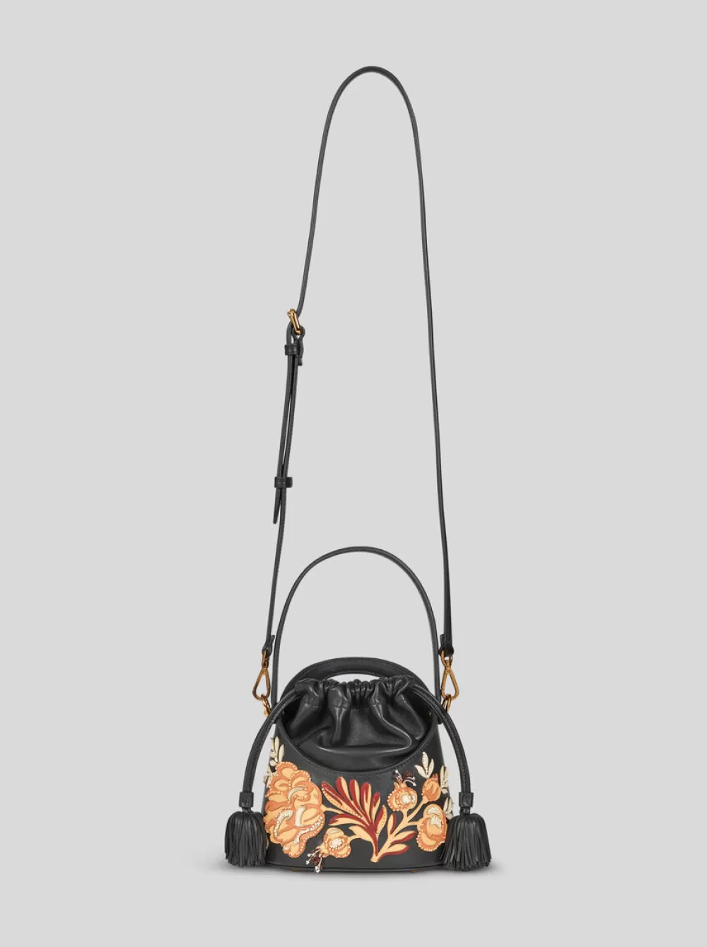 Donna ETRO Etro Saturno | Borse A Mano>BORSA SATURNO PICCOLA CON RICAMO