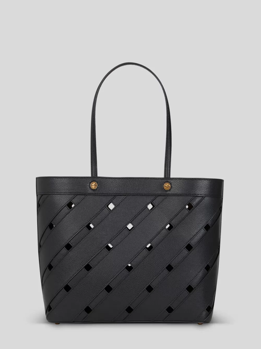 Donna ETRO Shopping Bags | Shopping Bags>BORSA SHOPPING MEDIA CON DETTAGLI CUT-OUT