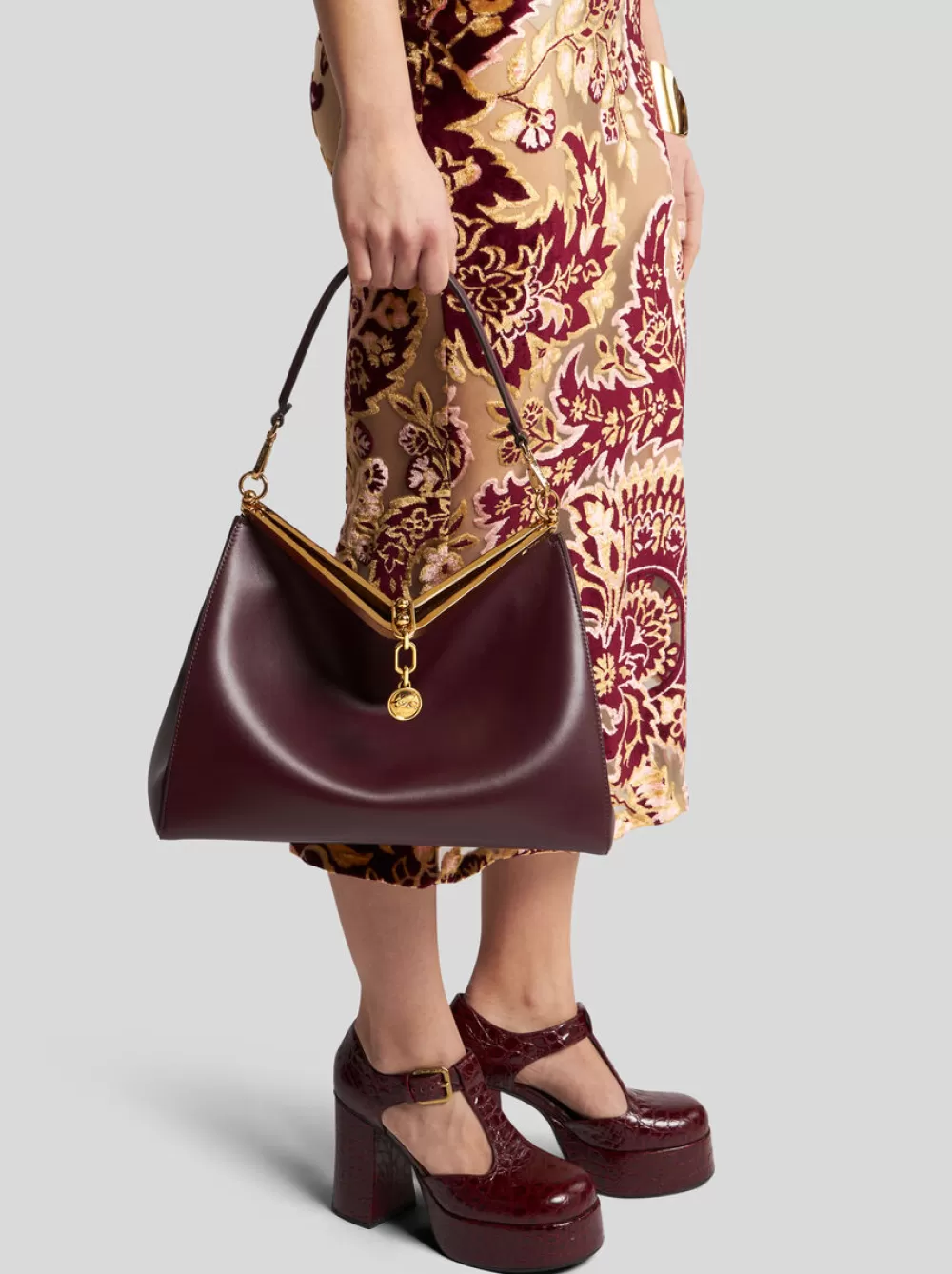 Donna ETRO Etro Vela | Borse A Mano>BORSA VELA GRANDE IN PELLE