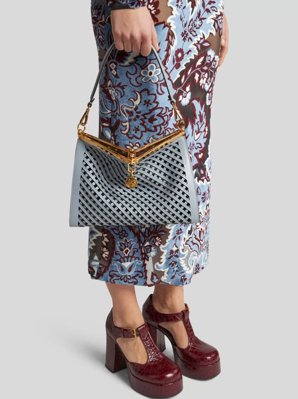 Donna ETRO Etro Vela | Borse A Mano>BORSA VELA MEDIA CON DETTAGLI CUT-OUT
