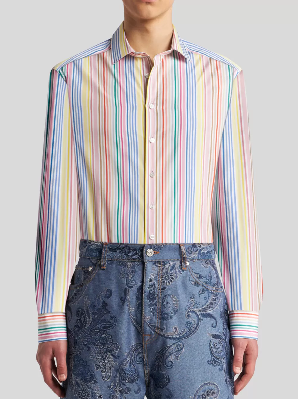 Uomo ETRO Camicie>CAMICIA A RIGHE