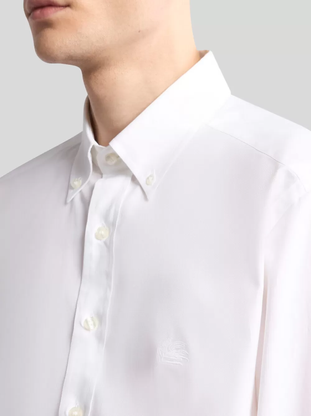 Uomo ETRO Camicie>CAMICIA BUTTON DOWN CON LOGO