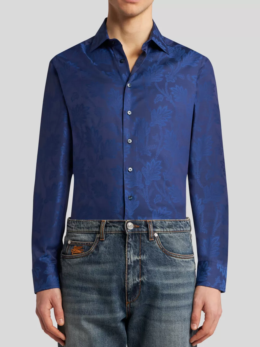 Uomo ETRO Camicie>CAMICIA CON MOTIVO PAISLEY