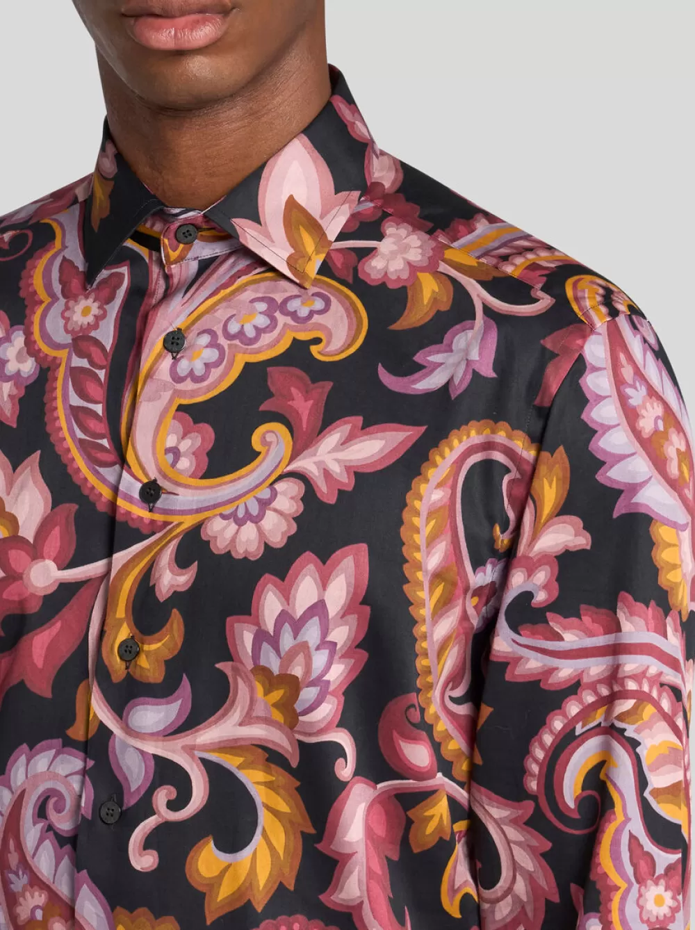 Uomo ETRO Camicie>CAMICIA CON STAMPA FLOREALE