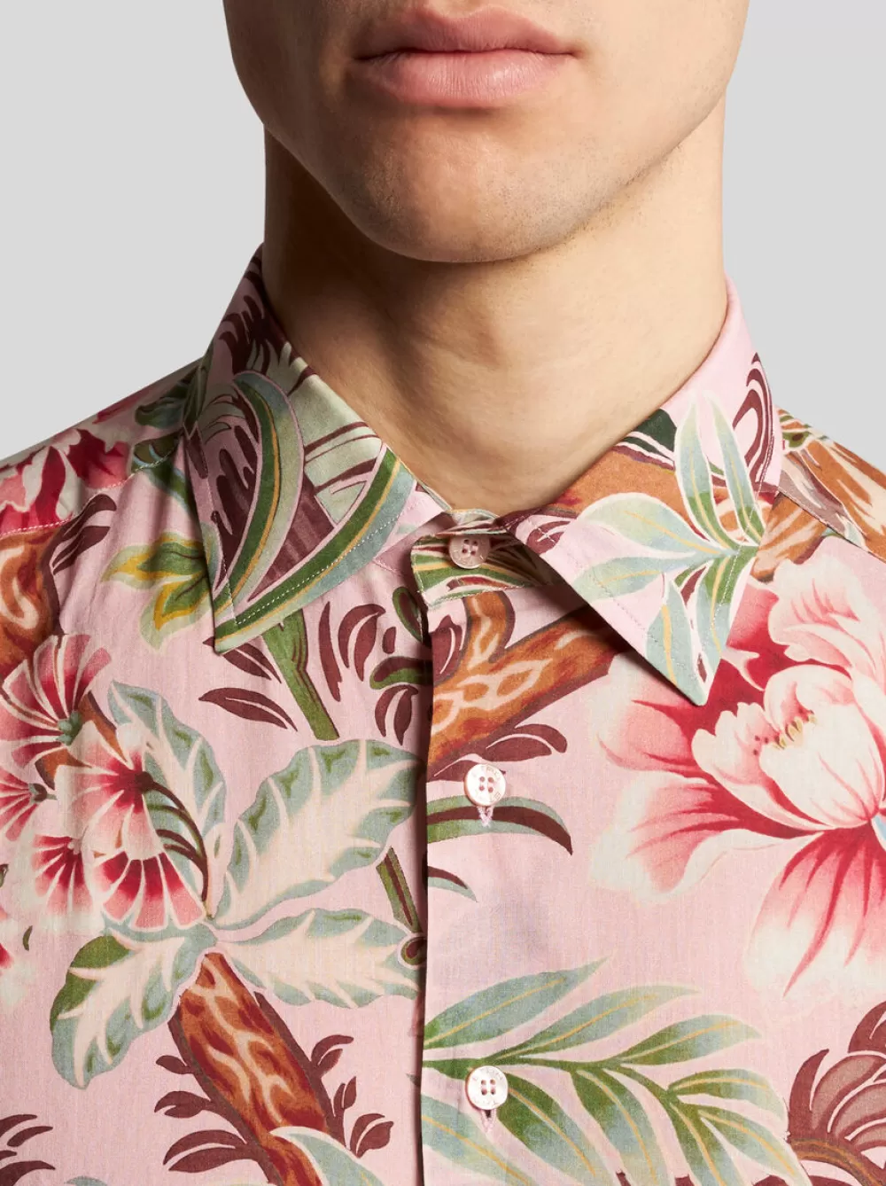 Uomo ETRO Camicie>CAMICIA FLOREALE IN COTONE