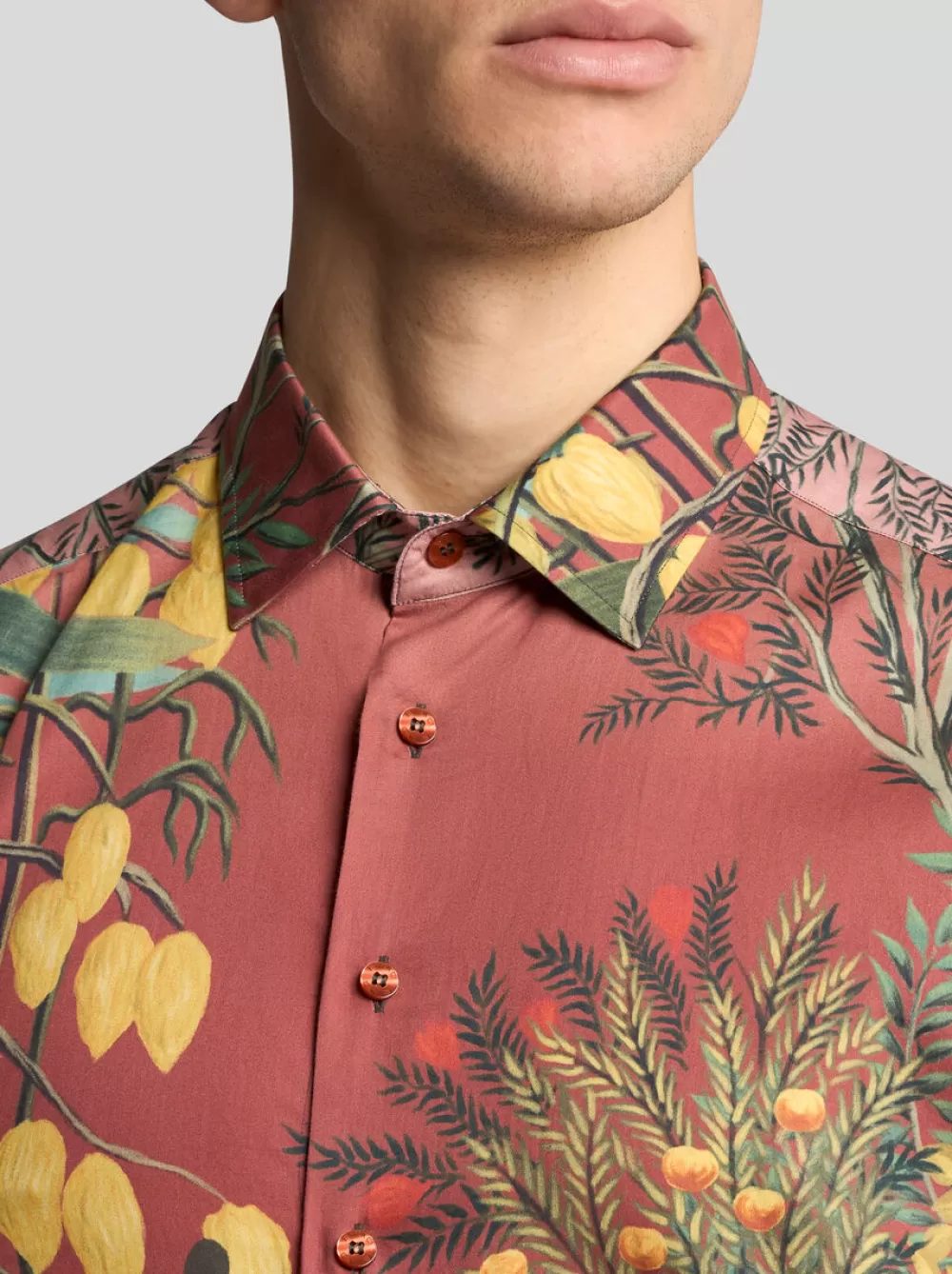 Uomo ETRO Camicie>CAMICIA IN COTONE CON STAMPA