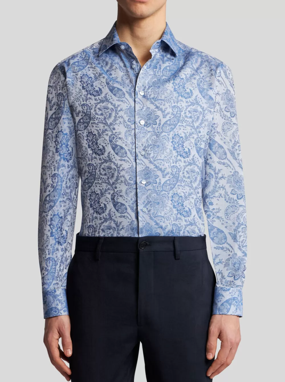 Uomo ETRO Camicie>CAMICIA PAISLEY FLOREALE