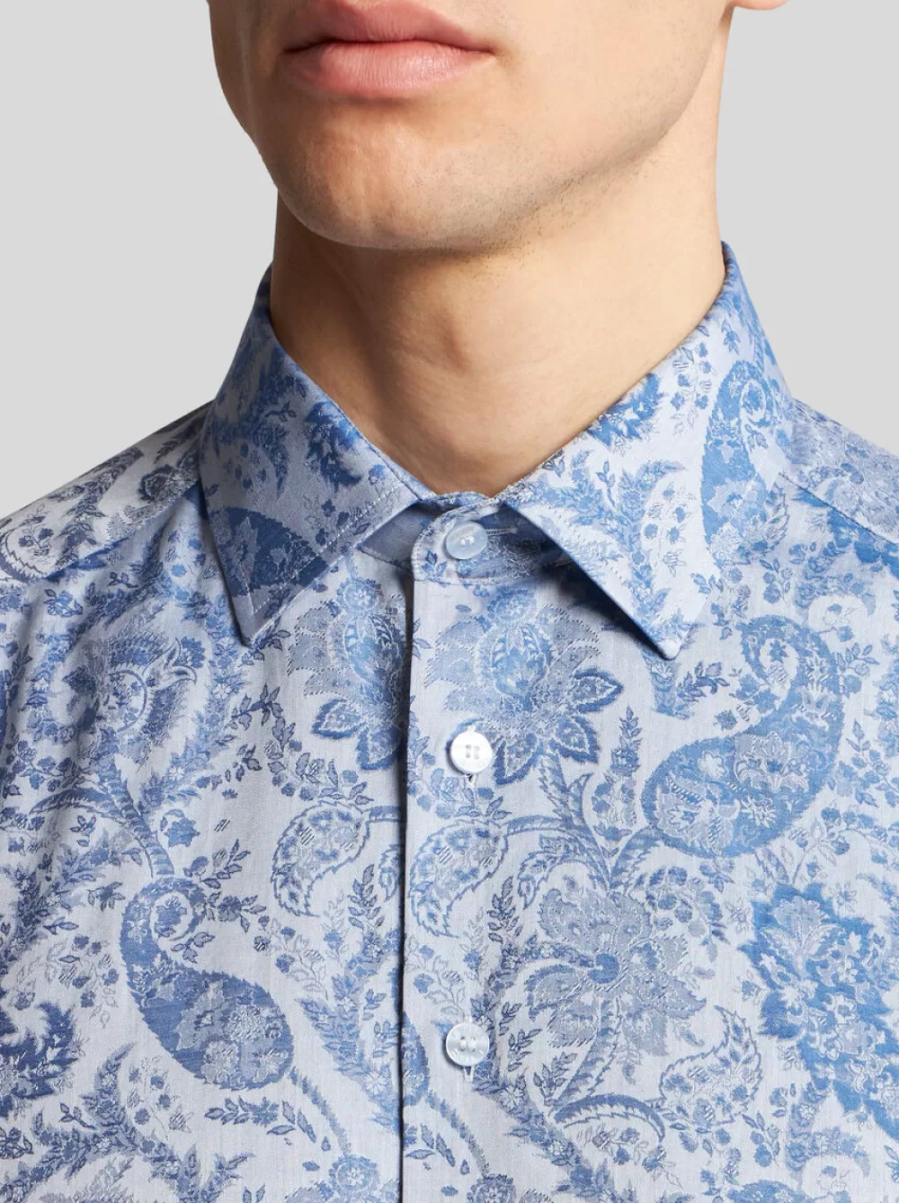 Uomo ETRO Camicie>CAMICIA PAISLEY FLOREALE