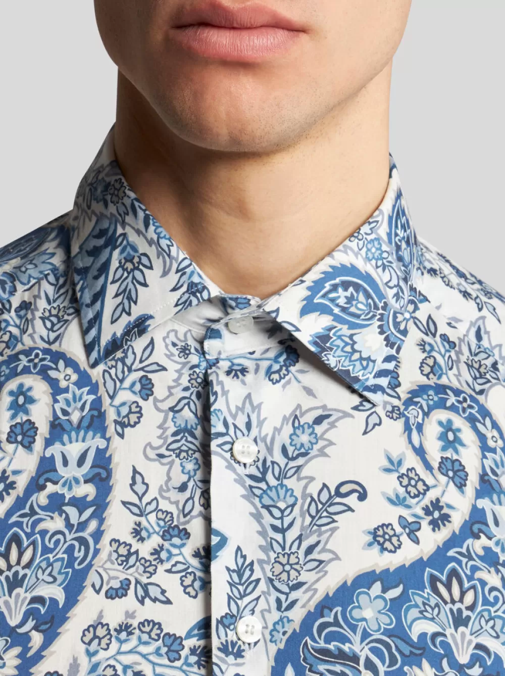 Uomo ETRO Camicie>CAMICIA PAISLEY FLOREALE