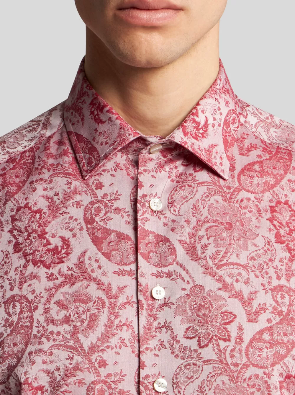 Uomo ETRO Camicie>CAMICIA PAISLEY FLOREALE