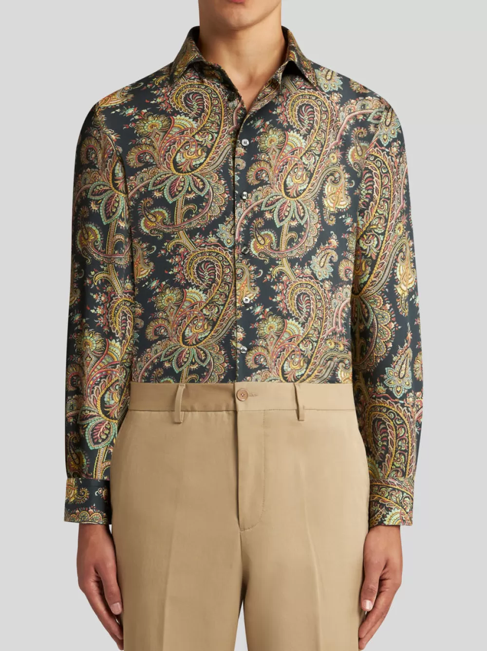 Uomo ETRO Camicie>CAMICIA STAMPA PAISLEY