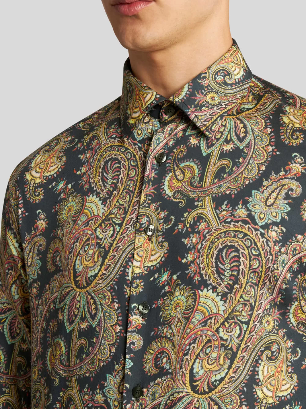 Uomo ETRO Camicie>CAMICIA STAMPA PAISLEY