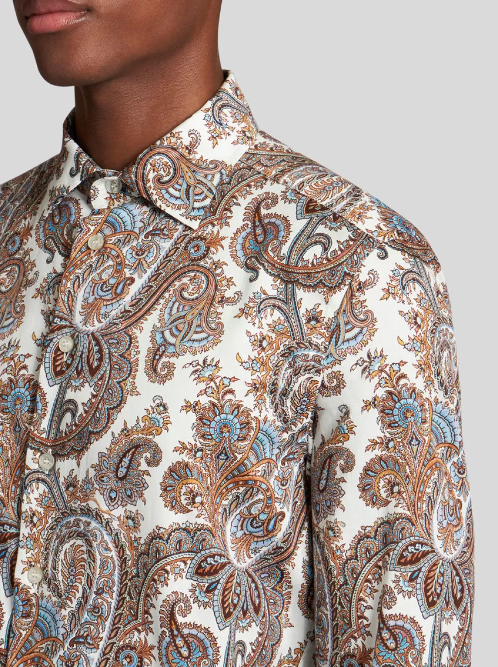 Uomo ETRO Camicie>CAMICIA STAMPA PAISLEY