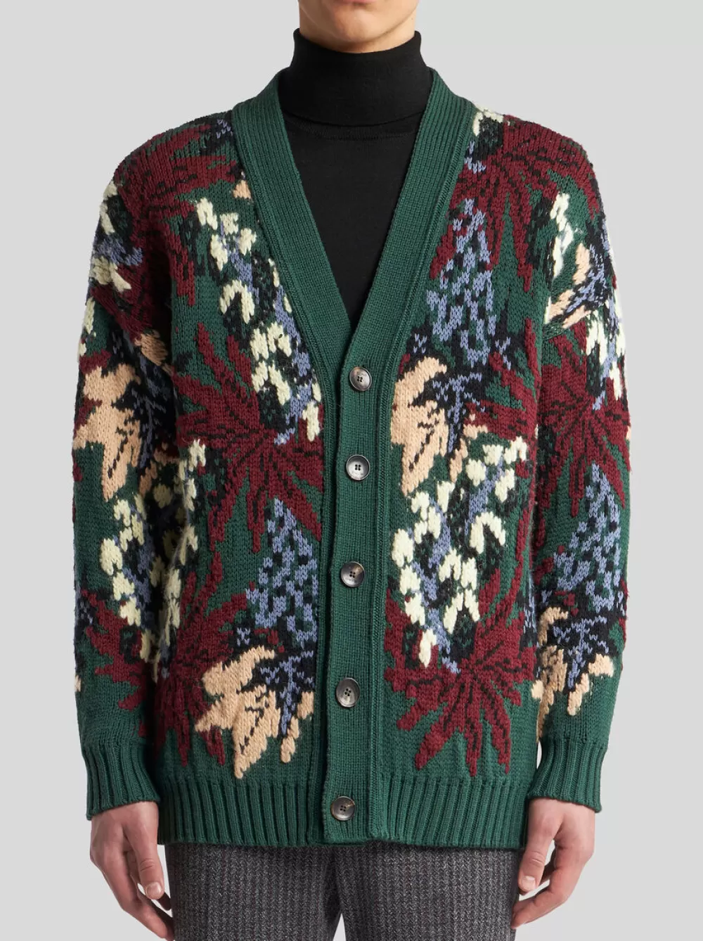 Uomo ETRO Maglieria>CARDIGAN IN MAGLIA JACQUARD