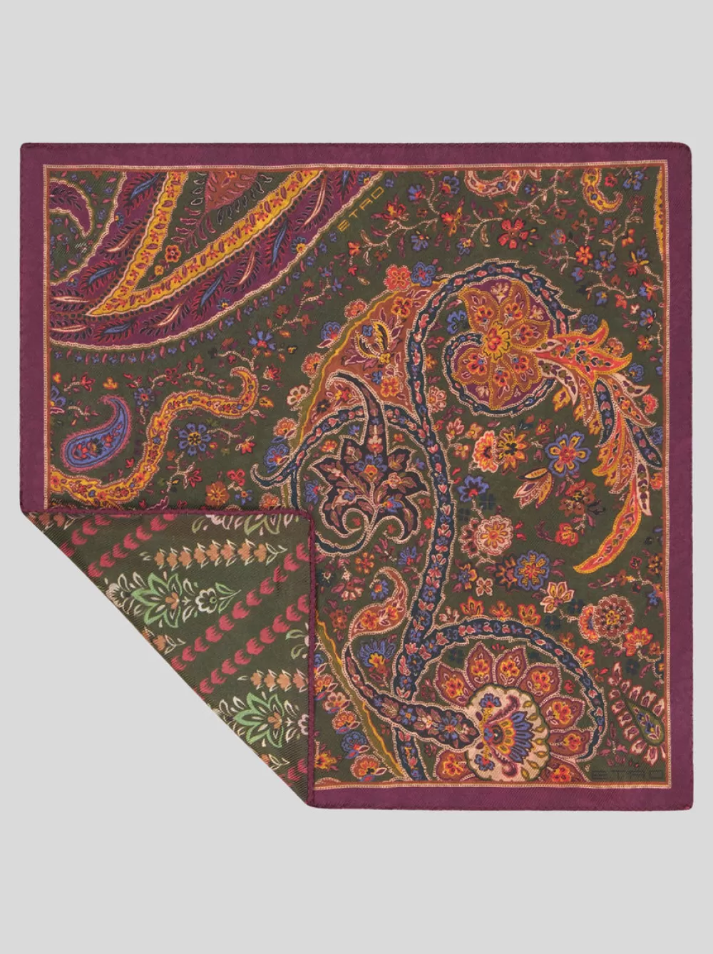 Uomo ETRO Cravatte E Pochette>FAZZOLETTO DA TASCHINO PAISLEY FLOREALE