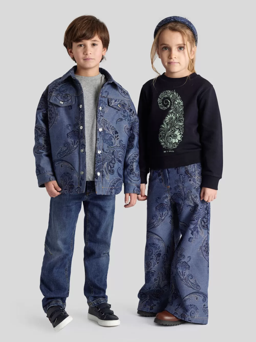 Bambino ETRO Topwear>FELPA RICAMATA PER BAMBINI