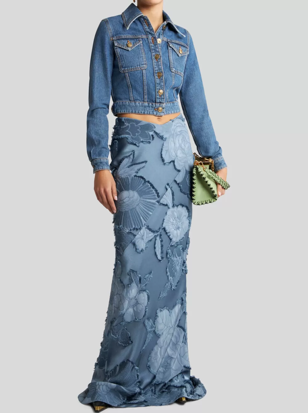 Donna ETRO Cappotti E Capispalla>GIACCA IN DENIM