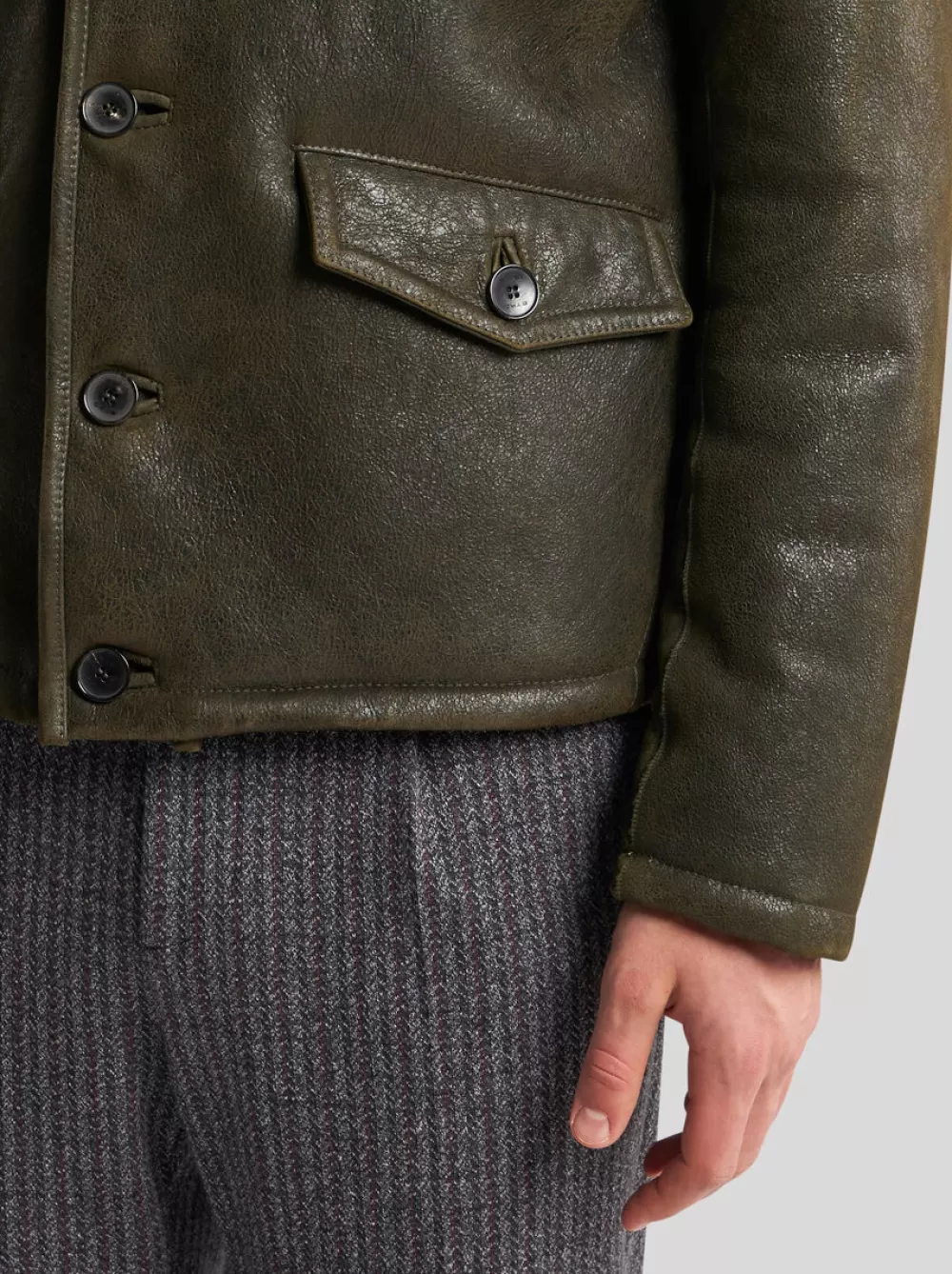 Uomo ETRO Cappotti E Capispalla>GIUBBOTTO IN SHEARLING