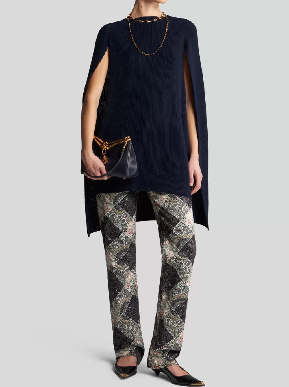 Donna ETRO Denim>JEANS CON STAMPA PATCHWORK PAISLEY