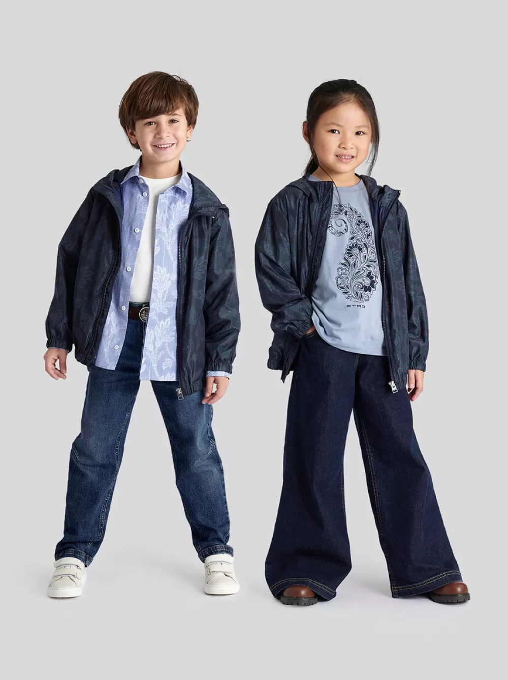 Bambino ETRO Pantaloni, Shorts E Gonne>JEANS SVASATI PER BAMBINI