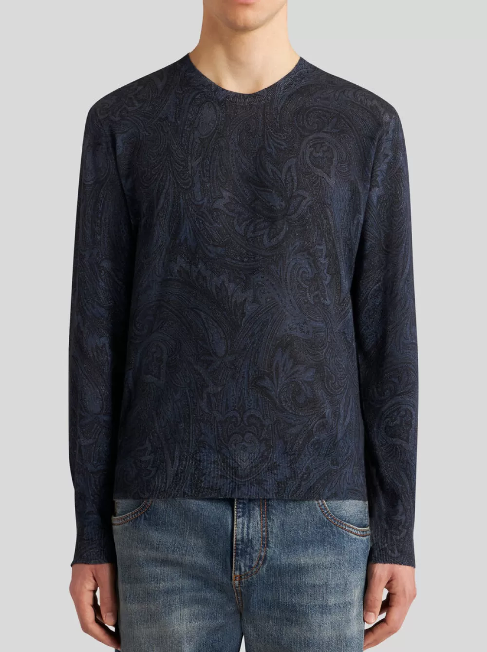 Uomo ETRO Maglieria>MAGLIA CON MOTIVO TON SUR TON