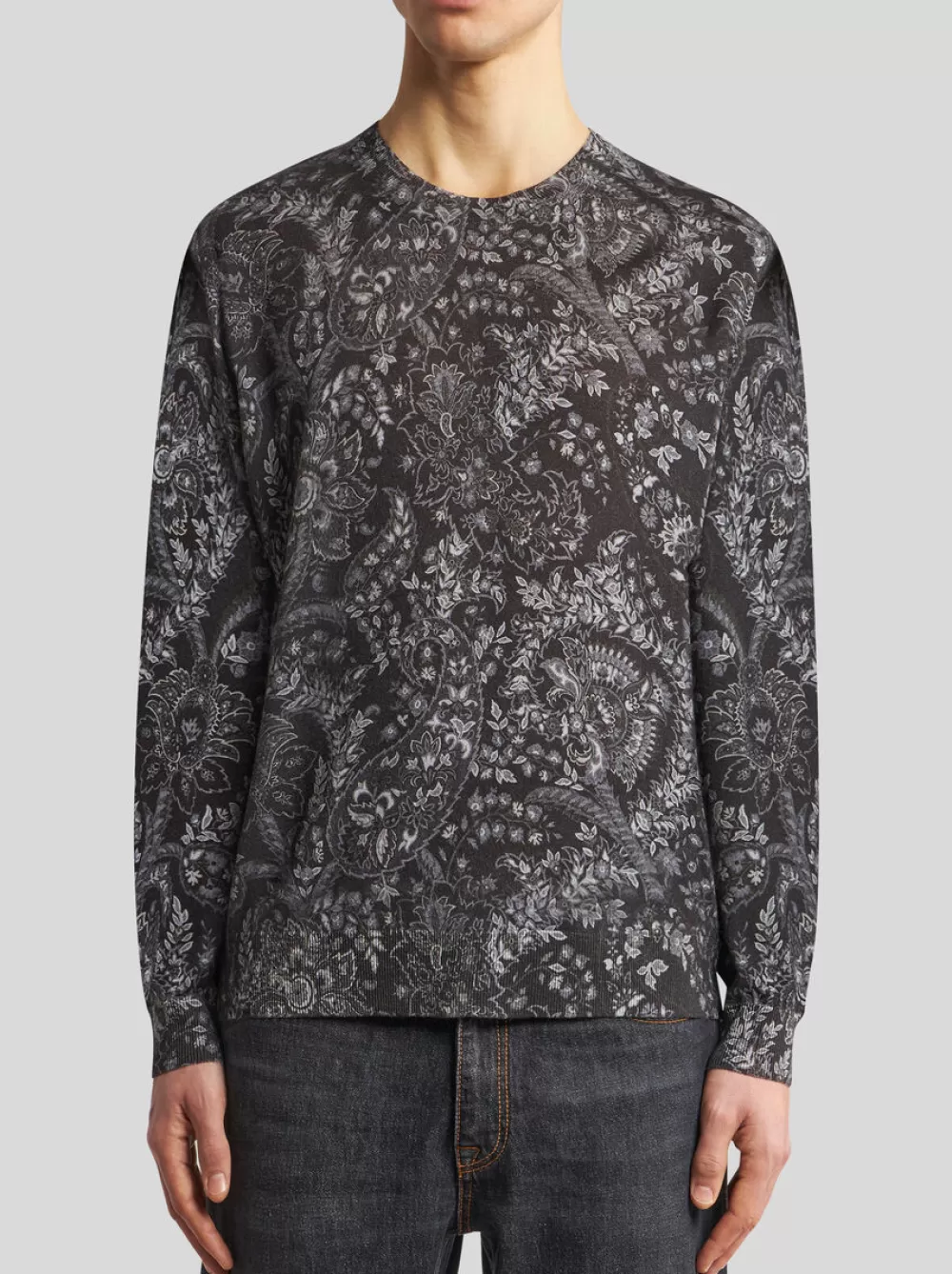 Uomo ETRO Maglieria>MAGLIA CON STAMPA PAISLEY