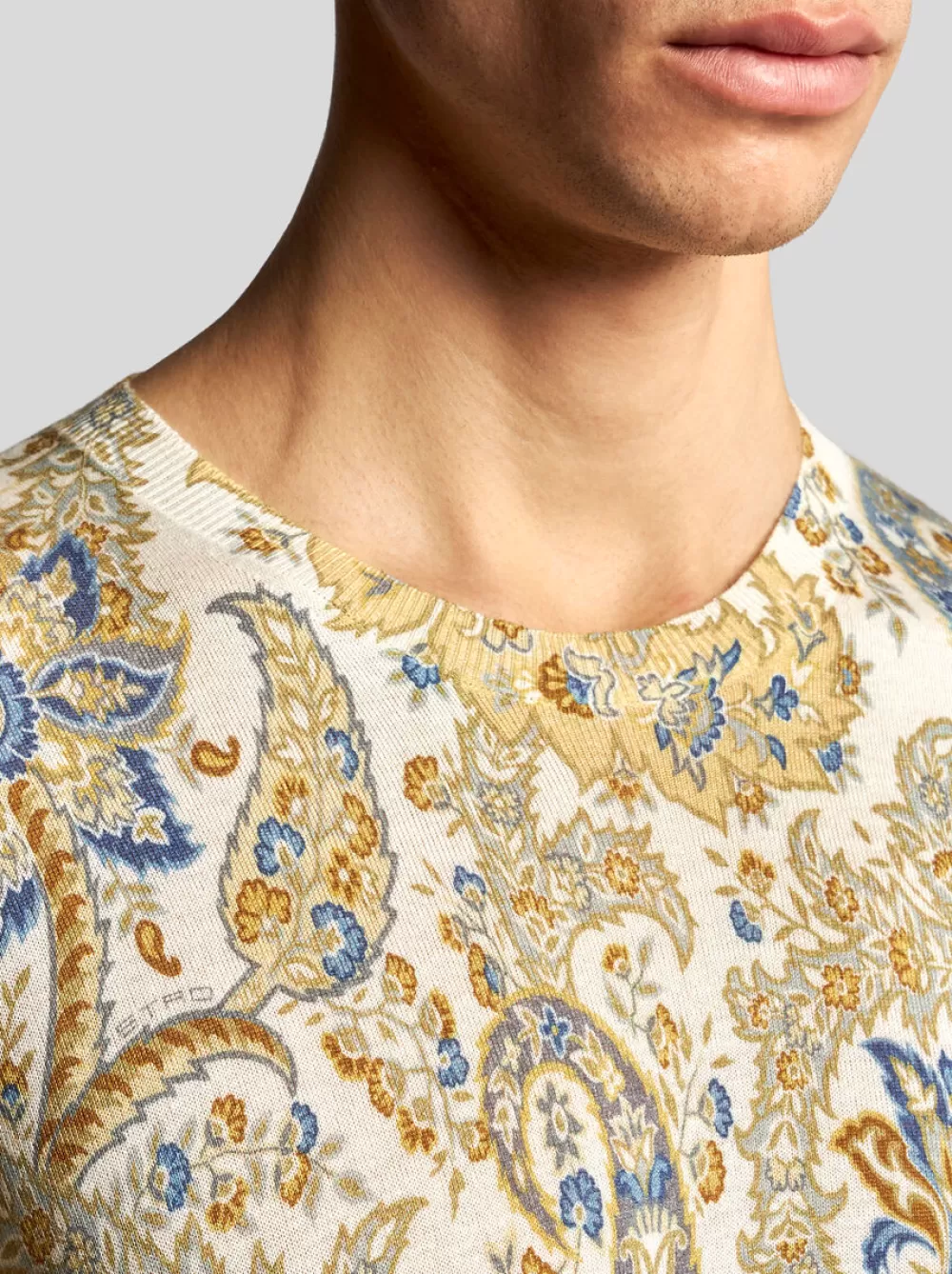 Uomo ETRO Maglieria>MAGLIA CON STAMPA PAISLEY FLOREALE