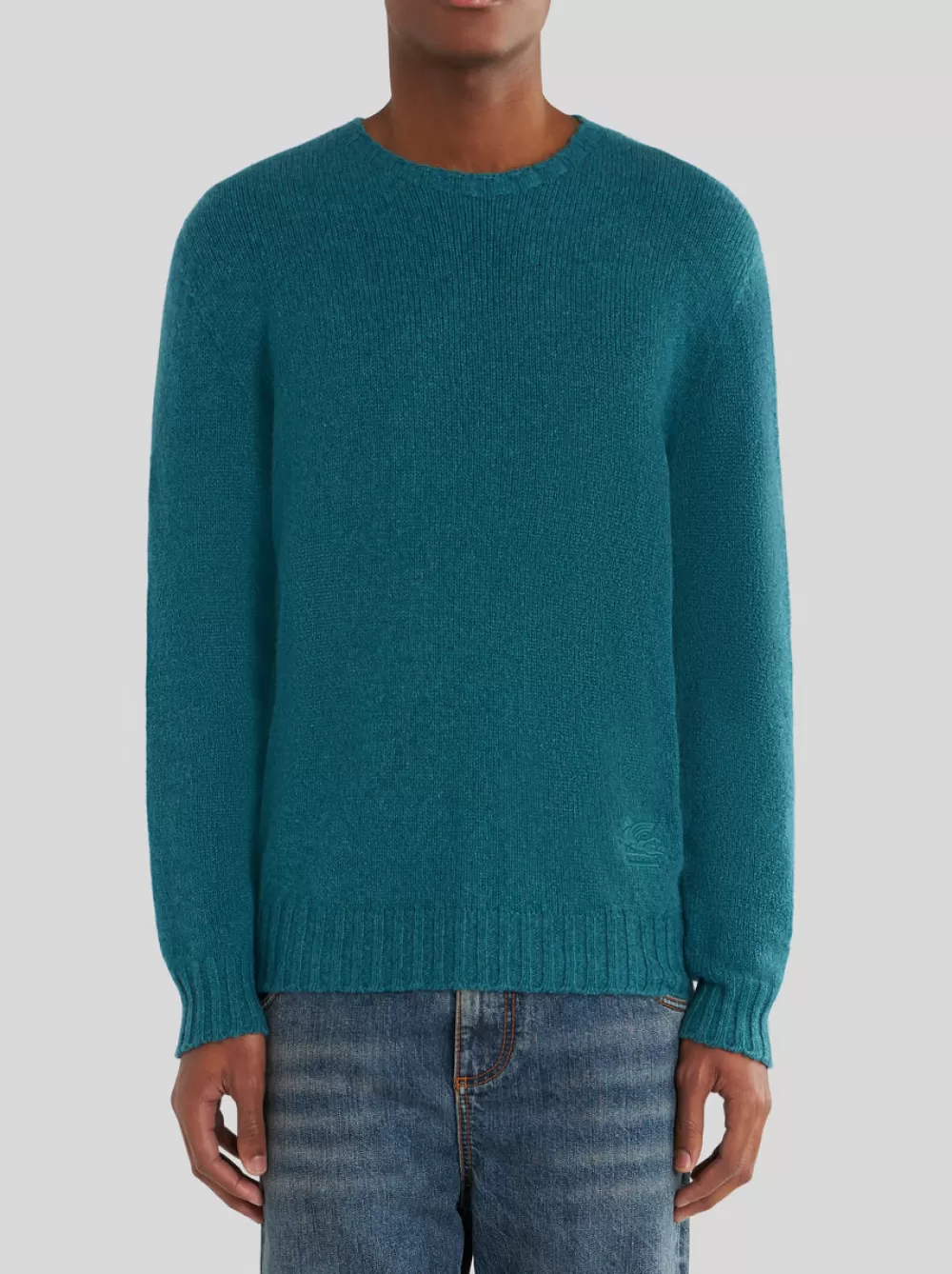 Uomo ETRO Maglieria>MAGLIA IN CASHMERE CON LOGO