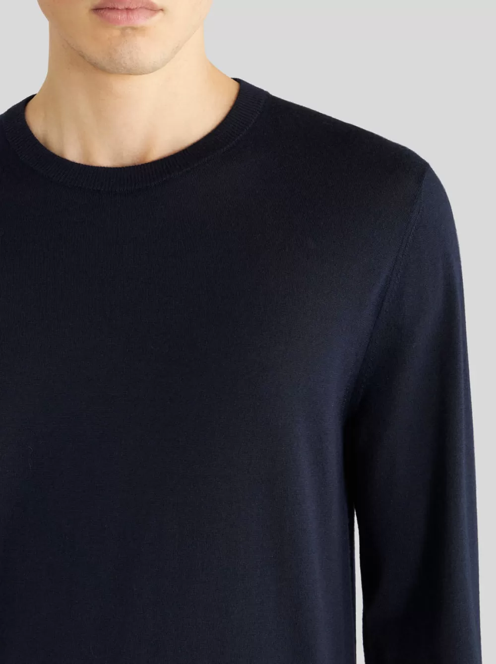 Uomo ETRO Maglieria>MAGLIA IN SETA E CASHMERE CON LOGO SUL R